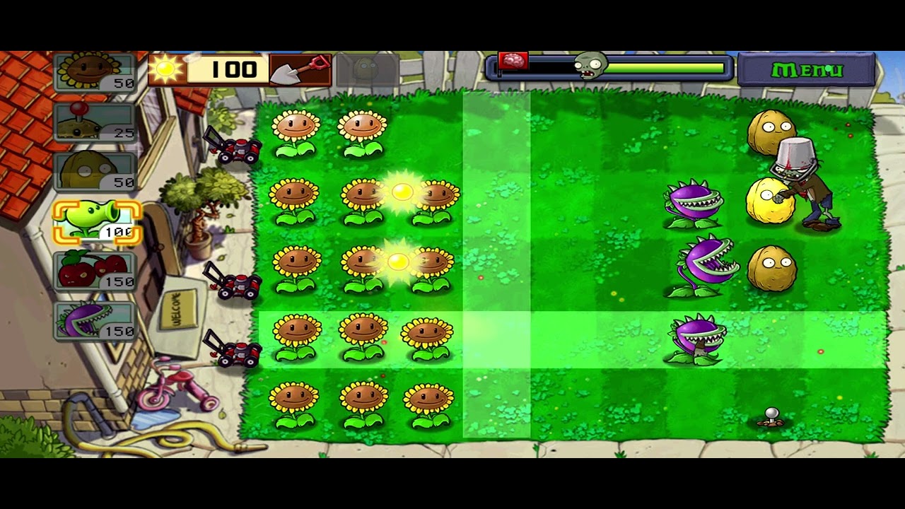 Plants vs. Zombies Adventure 1: Level 8 - Mastering Lawn Defense 🌞🧟‍♂️