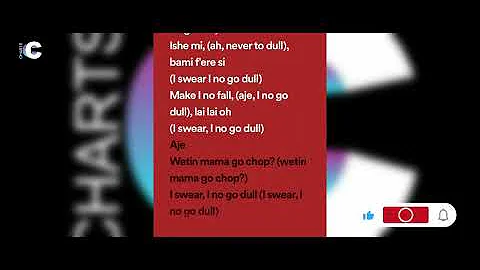 Asake - Dull Lyrics Video | Mr Money With The Vibe Album