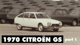 Vintage footage | Citroën GS introduction 1970 (part 1)