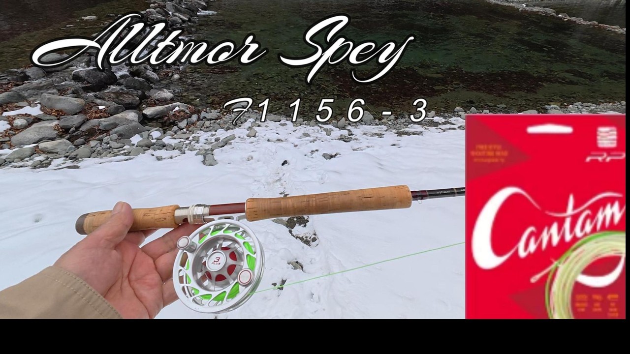 Alltmor Spey 1156-3 フライロッド Alltmor Spey F1156-3 - YouTube