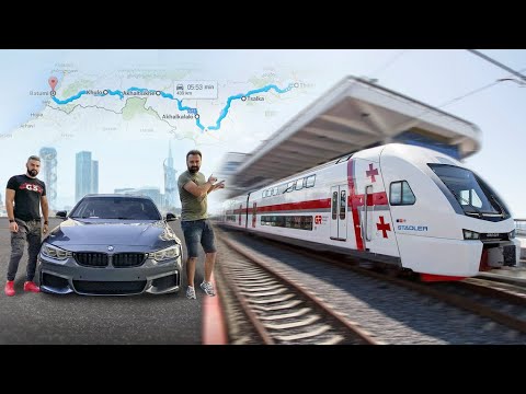 ავტომობილი ჩქარი მატარებლის წინააღმდეგ! თბილისი - ბათუმი!