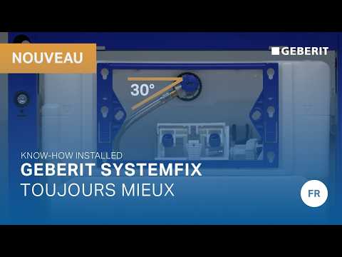 GEBERIT GIS with 30° angled shut-off valve