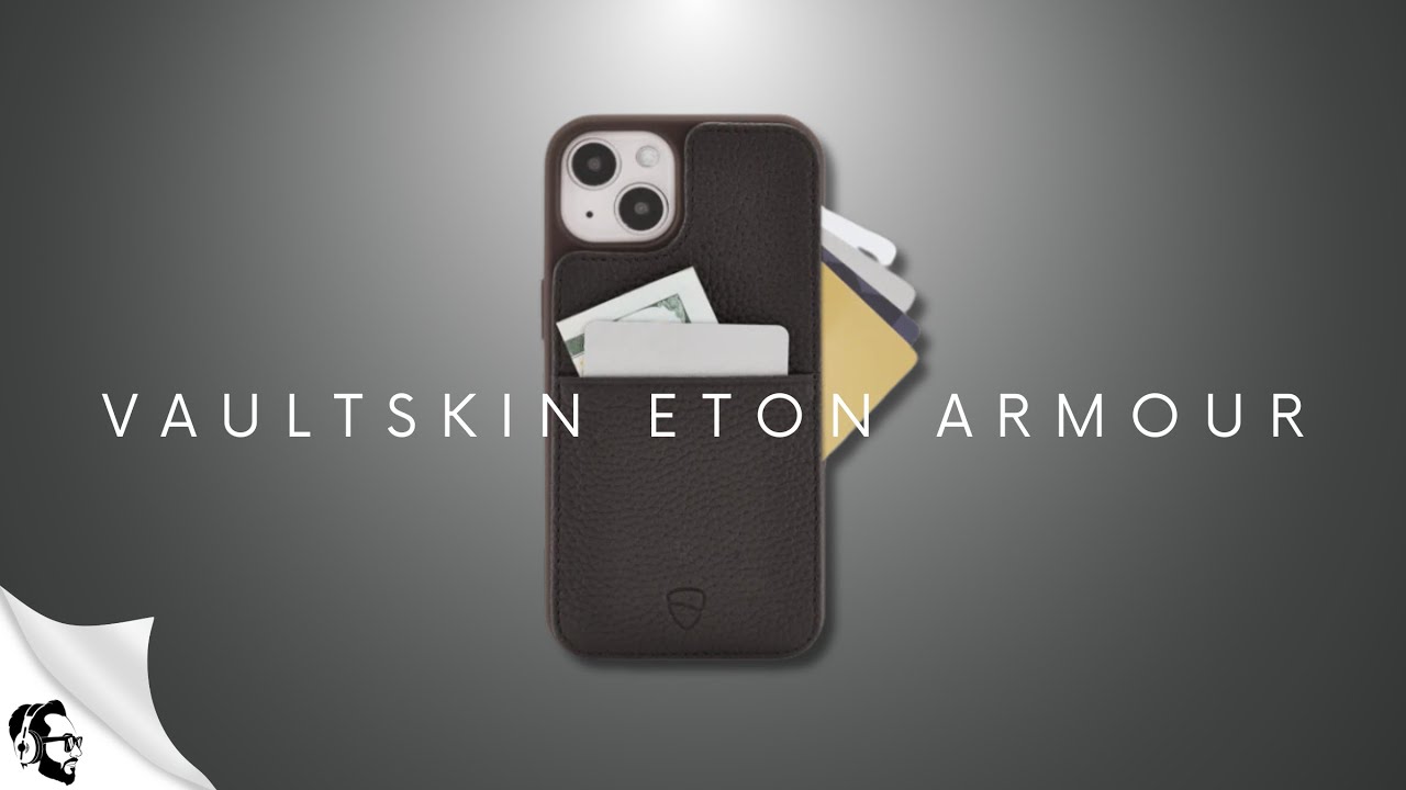 Vaultskin ETON ARMOUR - Leather Wallet Case for iPhone SE / 5S
