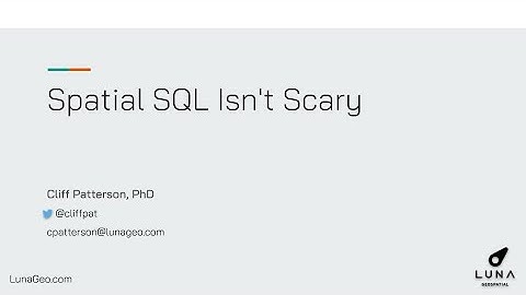 Spatial SQL Isn