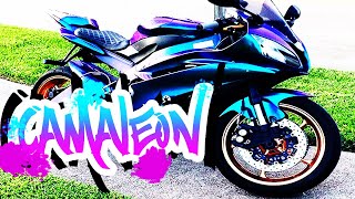 PINTAR TU MOTO CON SPRAY TIPO CAMALEON ( PINTURA FULLED 3D)