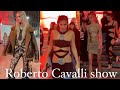 Roberto cavalli fashion show 2023 what people are wearing milan fashionweek vogue streetstyle