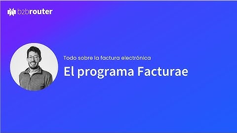 Todo sobre el programa Facturae
