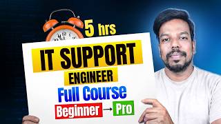 IT Support Engineer Full Course in 5 Hours! (Tamil) | Zero to Hero | VEP Infotech | VEP Tech Academy