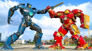 Avengers vs Pacific Rim - Iron Man vs Gipsy Danger War | Paramount Pictures [HD]