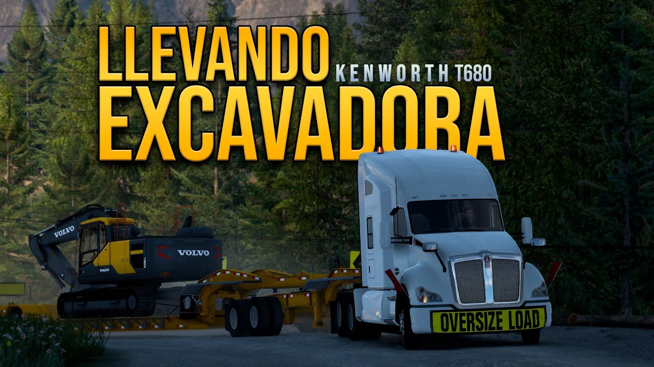 Kenworth T680 Excavadora Volvo