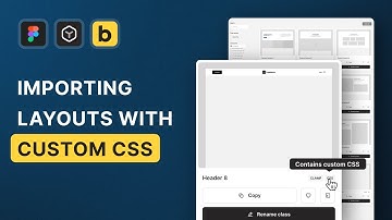 How to import a Brixies layout which contains some extra CSS code?