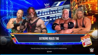 WWE 2K24 Tag Team Extreme Rules Match 2 V 2  #wwe2k24