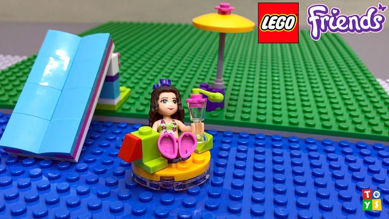 Fun Time with Lego Friends Pool Foam Slide Mini Set
