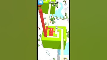 stacky Dash game 🎮 |level 185 😱💞 #stackydash #youtubeshorts #games #shortsviral @Raj_Vlogs91