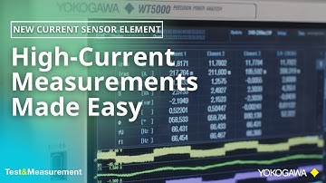 WT5000 Precision Power Analyzer Current Sensor Element | Yokogawa Test&Measurement