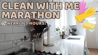 ✨ 3 Hours of Cleaning Motivation | Clean With Me MARATHON