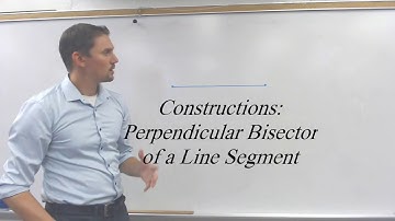 Constructions Perpendicular Bisector of a line segment