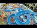 Splashing Fun at Hawaiian Falls Playing in the Wave Pool and going down the Slides!