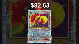Top 5 Most Expensive Flareon Cards! #five #ten #fyp #pokemon #shorts #top5 #cool #love #tcg #top10