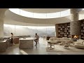 "The Alpine Rotunda" Luxury Organic Modernism Kitchen in Minimalism #interiordesign