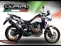 HONDA AFRICA TWIN 1000 HONDA CRF 1000 L AFRICA GPR EXHAUST SYSTEMS FITTING INSTRUCTIONS   SCARICO GP