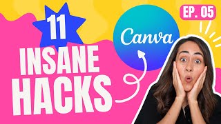 Best FREE Canva Tips, Hidden Tools & Apps to SAVE TIME ⏰| Ep. 05