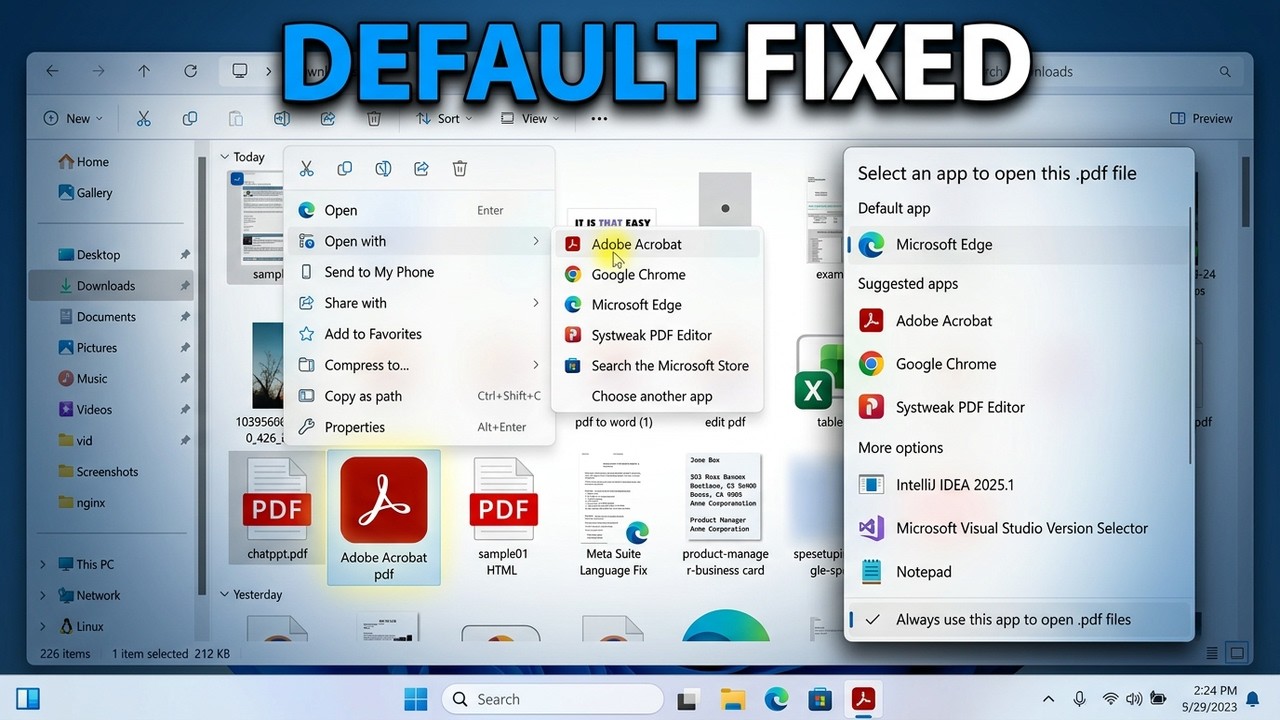 How to Change Default PDF Viewer Windows 11 (Quick and Easy) - YouTube