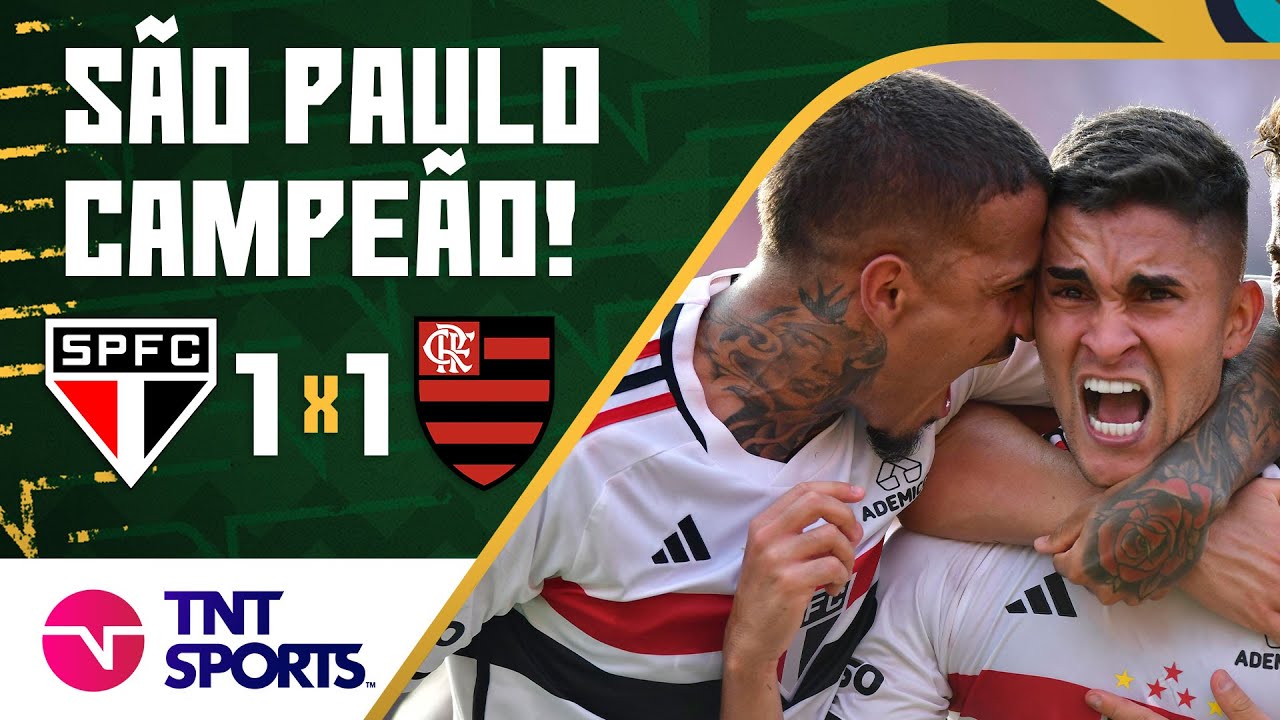 AO VIVO: São Paulo 1 x 1 Flamengo; veja como foi o título tricolor minuto a  minuto