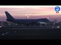 Runway DFW 4K: Predawn departure for Korean Air Cargo 747