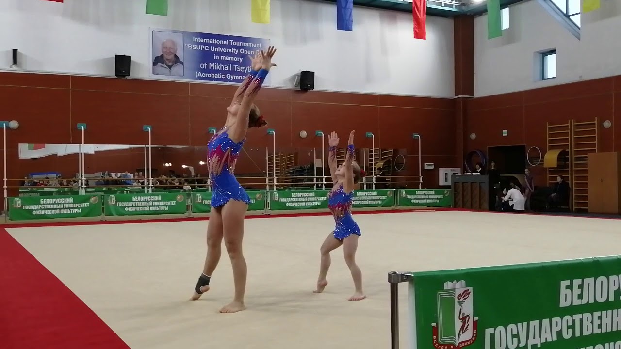 Минск. Спортивная акробатика. Женская пара