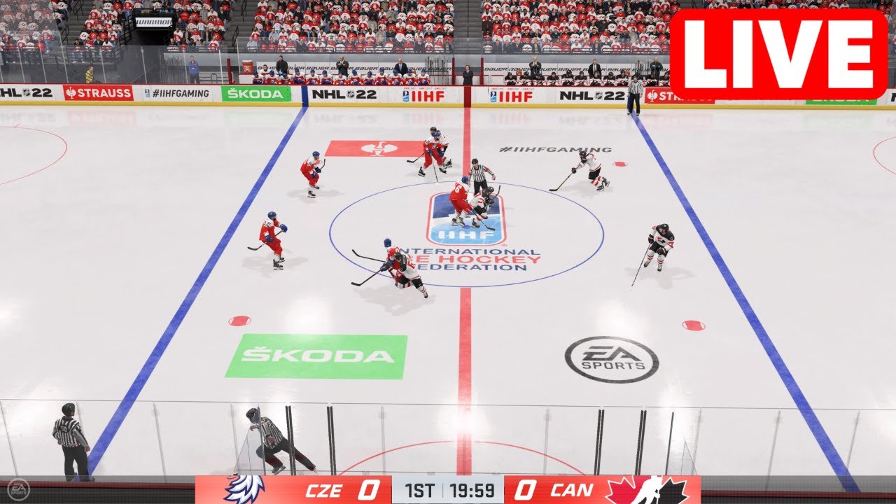 ICE HOCKEY LIVE🔴 Canada vs Czech Republic 2022 IIHF World Championship - 28th May 2022 Full Match