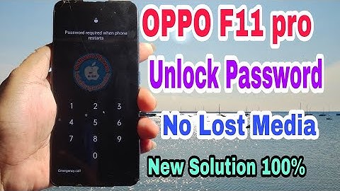 HOW TO REMOVE PASSWORD OPPO F11 PRO CPH 1969  NO LOST MEDAI OKAY 100%