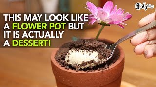 Jamjar Diner Serves An Edible Muddy Dessert In A Flower Pot | Curly Tales