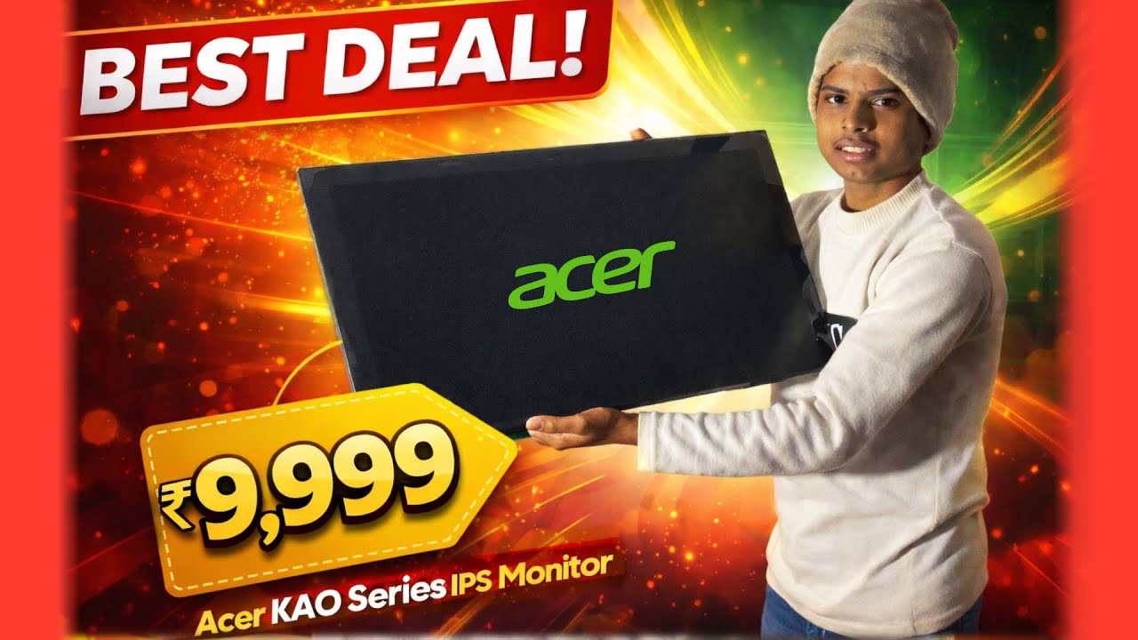 Acer KA0 Series IPS Monitor at ₹9,999 | Best Budget Monitor Deal India
