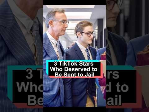 3 TikTok stars who deserved to be sent to jail.#foryou #celebrity #usa #fyp