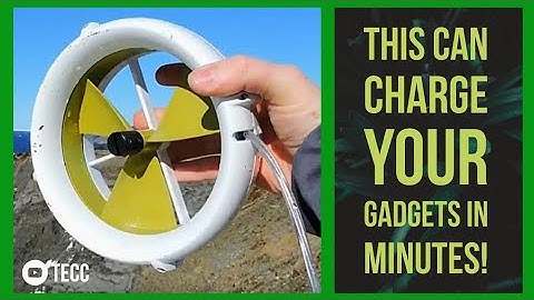 Water Lily Turbine System : Test Video 1