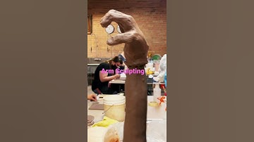ARM, HAND CLAY SCULPTING #shorts