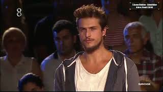 3 Adam Survi̇vor Skeci̇ 2014. Turabi̇, Yi̇ği̇t, Sahra, Berna Kavgalar