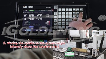 How to set the machining origin of rotation axis in NK280B system