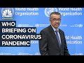 World Health Organization holds a briefing on the coronavirus outbreak – 8/13/2020