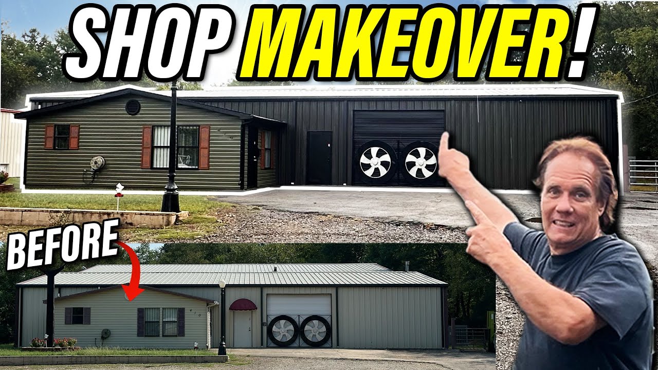 Picture of DIY Metal Building MAKEOVER! Our Shop Looks SO GOOD! 🙌 - YouTube