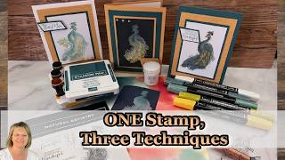 Three technique with ONE stamp