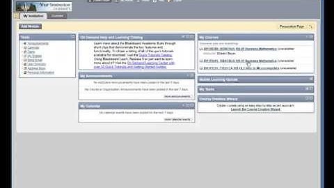 Uploading Progress Reports into Blackboard