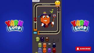 Yarn Loop Knit Puzzle - level 619 - Gameplay walkthrough