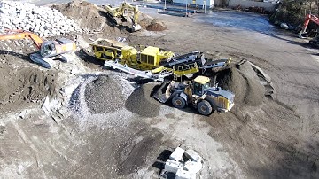 Regehr Contracting - Keestrack R6e Impact Crusher