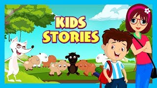 kids stories english animated stories for kids the wolf and seven little goats