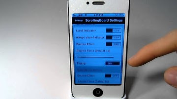 ScrollingBoard Scrolling dock and folders in one for iPhone 4