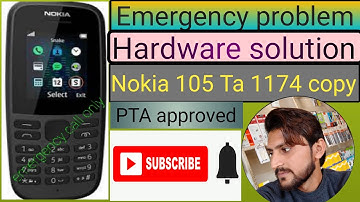 Nokia 105 TA-1174 IME Change code|Emergency & Invalid Sim||No signal Repair Fix Just In Tow Minutes