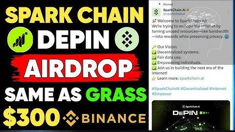 Spark Chain Airdrop - TGE, Listing, Rewards, Stake, Latest Updates