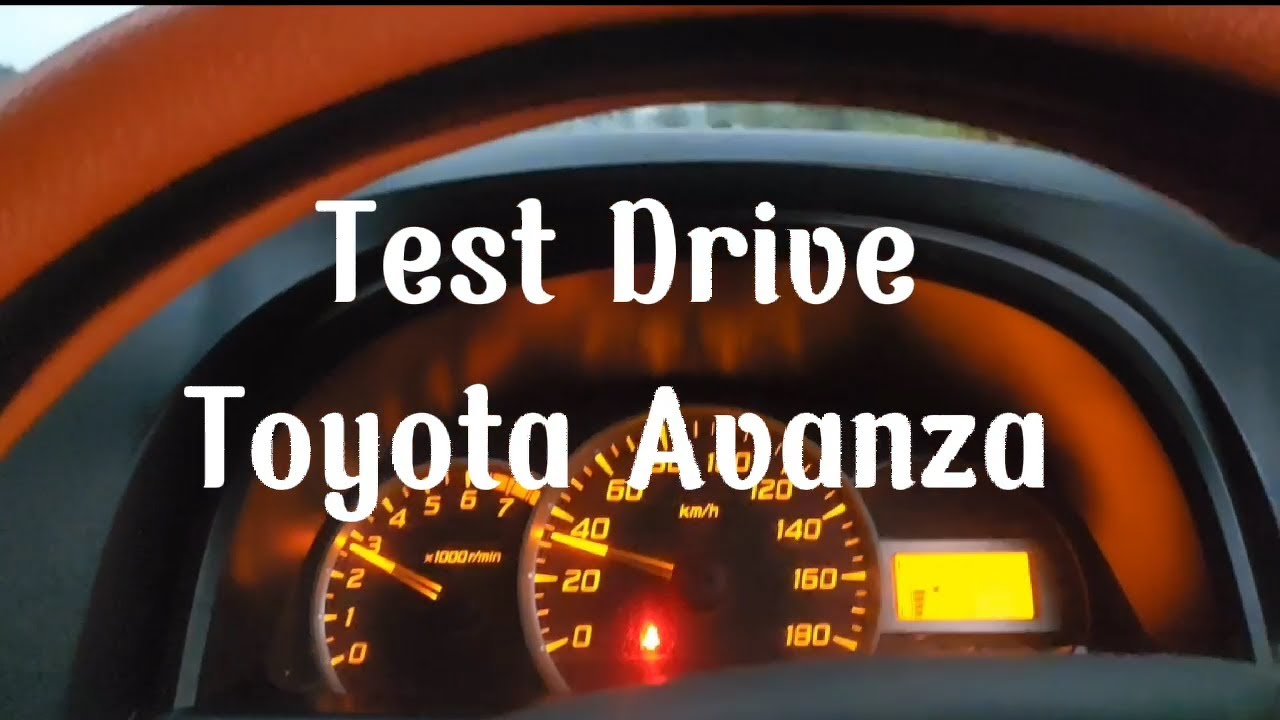 Test Drive TOYOTA AVANZA Type G Manual Transmission On The Road. Super